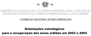 Conselho Nacional Reflorestacao - relatório